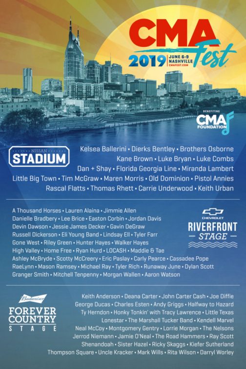 CMA Fest 2019 Lineup | ACountry